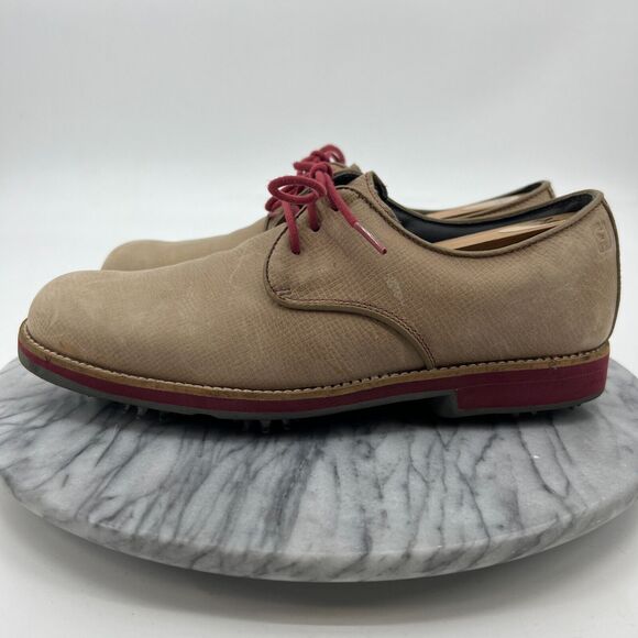 FootJoy Golf Shoes Mens 8 M Tan Leather City Street Style Oxford Lace Up 56401 main image 10